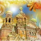 Puzzle Reise um die Welt: Russland 2000 Teile