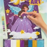 Mosaikbild Lila Fee 30x21 cm