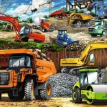 Puzzle Baufahrzeuge XXL 100 Teile