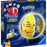 Puzzle 72 Teile 3D leuchtende Pokémon-Kugel