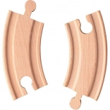 Eisenbahn-Kurven – kurze Schienen, 4 Stk.