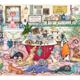 Puzzle Berts abendliches Bad XL 500 Teile