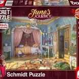 Schmidt geheimnisvolles Puzzle June's Journey: Fräulein Junes Schlafzimmer 1000 Teile