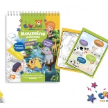 Magisches Malen mit Wasser – Block, 4 Blätter – Tierchen