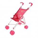 Puppenwagen Buggy – rosa, klappbar