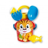 Androni Sandspiel-Set Tigerchen mit Gießkanne – klein