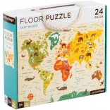 Petit Collage Bodenpuzzle Unsere Welt