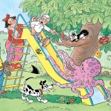 JUMBO Puzzle Rutschige Rutsche für Kinder - 150 Teile