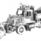 Metal Earth 3D Modell Freightliner 114SD Schneepflug