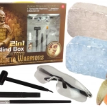 Archäologie-Set 2-in-1 – Kristalle und Schätze für Kinder