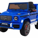 Elektrisches Kinderauto MERCEDES-AMG G63, blau lackiert mit Fernbedienung