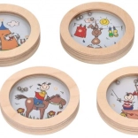 Holzfähigkeits-Spiel – Lustige Figuren