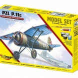 PZL P.11c Jagdflugzeug 1:48 Kunststoffmodell
