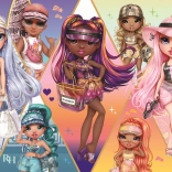 Puzzle 160 Teile Rainbow High Fröhliche Freundinnen