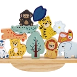 Balancierspiel Safari aus Holz für Kinder 2+