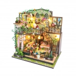 Miniaturhaus von Darcys Blumendomizil