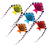 Flugdrachen Fisch 120 × 100 cm, Schnur 30 m