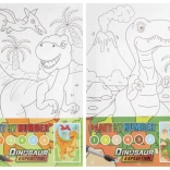 Malen nach Zahlen - Dinosaurier