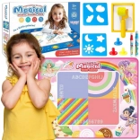 Woopie Wasser-Zeichenteppich XXL 100 × 80 cm – Feen, rosa