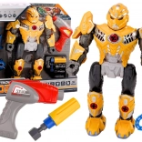 Schraubendreher Roboter Waffe Bohrmaschine Licht Sound Gelb