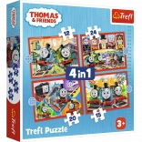 Puzzle 4v1 Tapferer Thomas, Thomas und Freunde