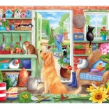 Puzzle Gartenregale 1000 Teile von Gibsons