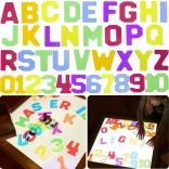 Transparente Zahlen und Buchstaben 38 Stück MasterKidz