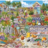 Puzzle Garten am Strand 1000 Teile GIBSONS