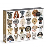 Puzzle Papierhunde 1000 Teile