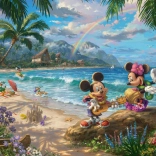 Puzzle Minnie und Micky auf Hawaii 1000 Teile