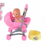 Spielset Kinderwagen mit Baby