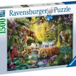 Puzzle 1500 Teile Ruhevolle Tiger RAVENSBURGER