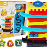 Interaktives lehrreiches Spielzeug mit Autos und Ton- und Lichteffekten