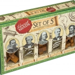 PROFESSOR PUZZLE Set mit 5 Rätseln Great Minds