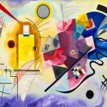 Puzzle Wassily Kandinsky Gelb, Rot, Blau 1000 Teile