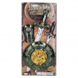 Ritterset mit mittelalterlichem Schwert