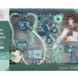 Tierarzt-Set mit Hund und Katze mit Batteriebetriebenem Thermometer