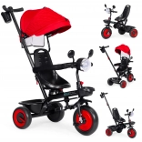 3-in-1 Kinder-Dreirad mit drehbarem Sitz und Sonnendach, rot, ECOTOYS