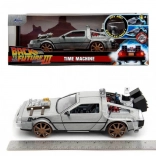 DeLorean Zurück in die Zukunft III 1:24 Metallmodell mit öffnenden Türen Jada Toys