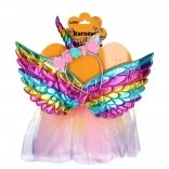 Einhorn-Karneval-Set mit Flügeln und Rock