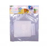 Vorlage für Bügelperlen – Sechseck