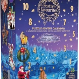 Gibsons Adventskalender Puzzle Festliche Favoriten für 24 Tage