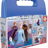 Educa Puzzle im Koffer Frozen 2, 4-in-1 (12, 16, 20, 25 Teile)