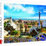 Puzzle 1500 Teile Park Güell, Barcelona – TREFL
