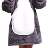 Warme Fernsehhaube Decke mit Kapuze Pinguin für Kinder