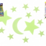 Leuchtende Sterne und Mond für die Wand – Deko fürs Kinderzimmer