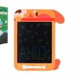 Zeichentafel für Kinder – orangener Hund 19,5 × 29 cm