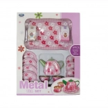 Metall-Set Geschirr für Kinder