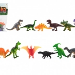 Mini Dinosaurier – Kunststofffiguren 6-7 cm, 12 Stk.
