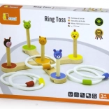 VIGA Holzwurfspiel für Tiere